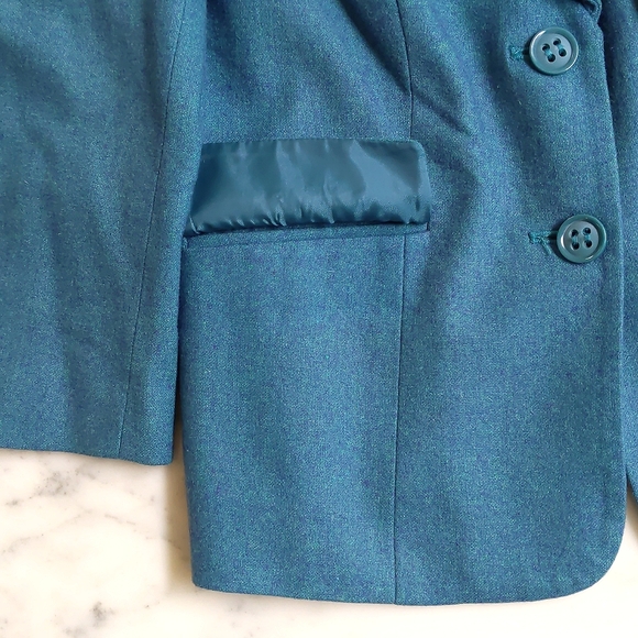 NWT. The Limited Wool/Rayon Full lining blazer w/3/4 sleeve/design & real pocket - Picture 4 of 7